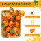 7-Cluster Artificial Mini Oranges – Realistic Faux Tangerines for Kitchen, Dining Table, Fruit Bowls, Party, and Home Décor